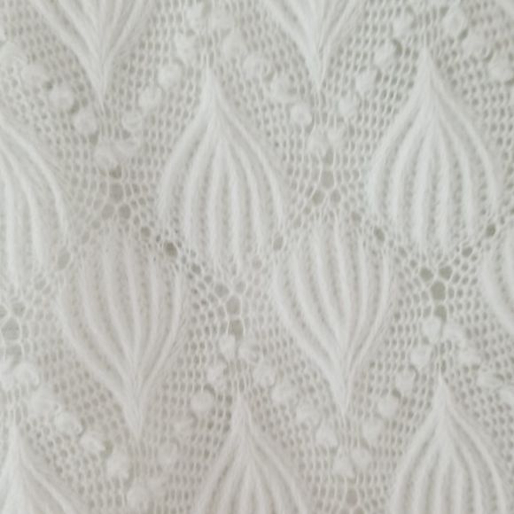 𝅺- Women’s Granny Core Vienna Lace white open cardigan sweater, size small - Picture 13 of 15